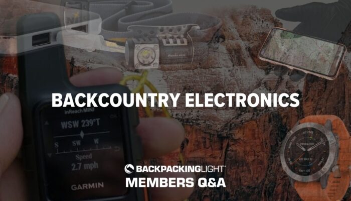 image showing various backcountry electronic devicees