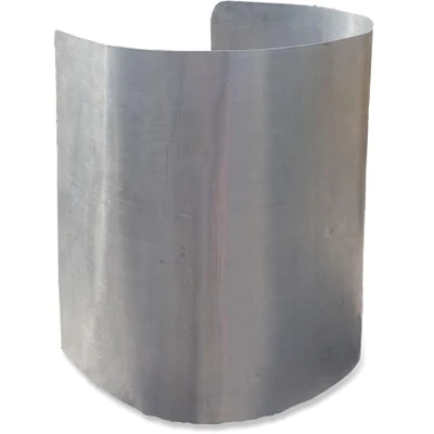 a large metal object on a white background
